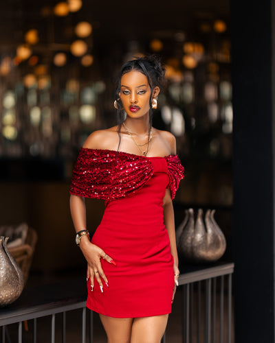 Red Bow dress