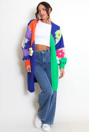 Chunky floral Cardi